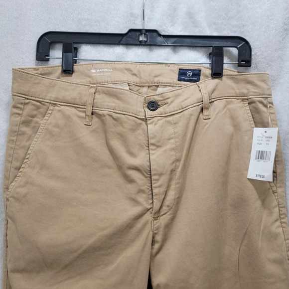 NEW AG Adriano Goldschmied‎ Pants Mens 33 The Marshall Slim Tuxedo Trouser $178